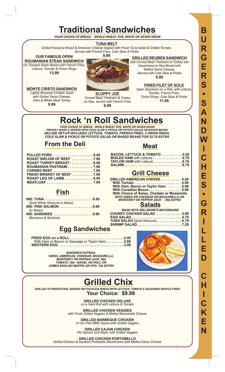 Mount Ivy Diner - Pomona, NY menu_pic