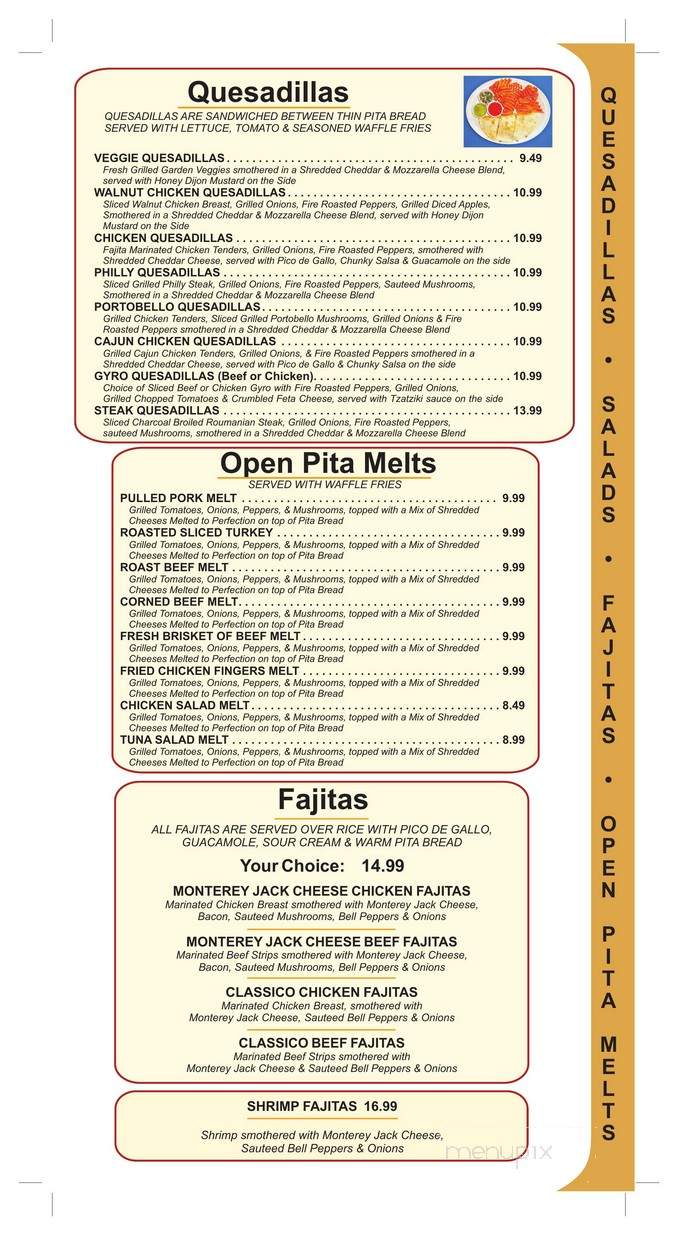 Mount Ivy Diner - Pomona, NY menu_pic