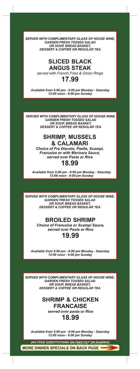 Mount Ivy Diner - Pomona, NY menu_pic