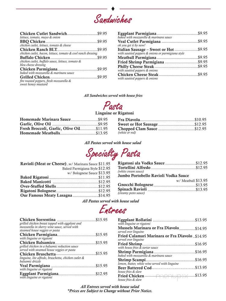 Mountain House - Sparkill, NY menu_pic