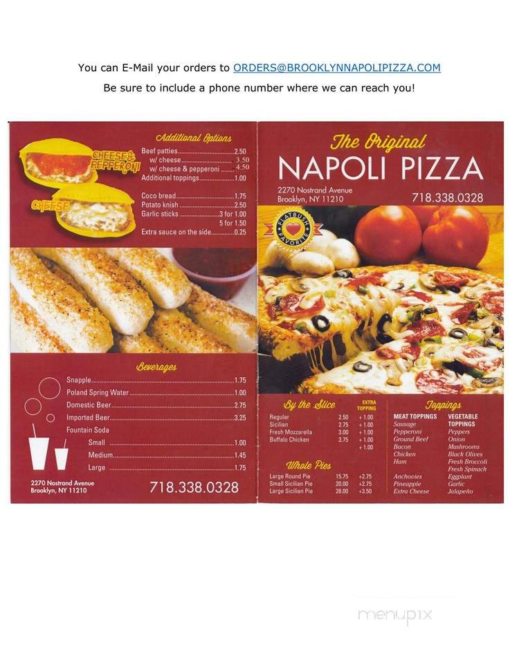 Napoli Pizza - Brooklyn, NY