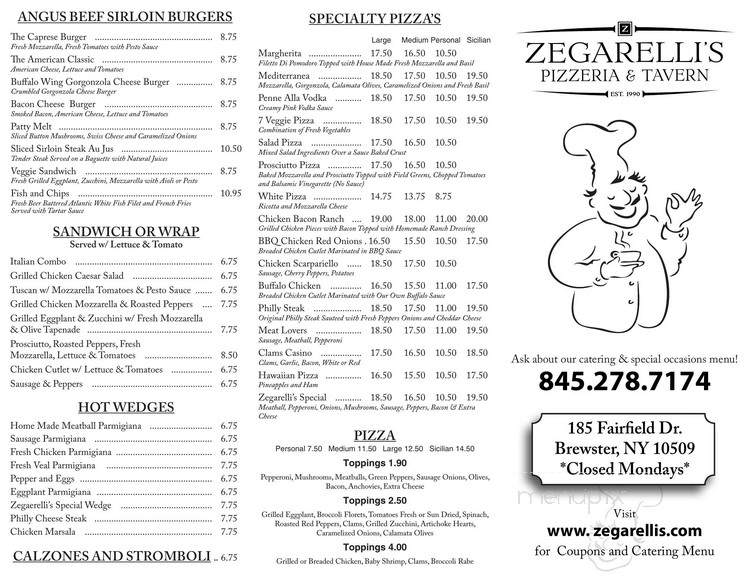 Zegarelli's Pizza - Brewster, NY
