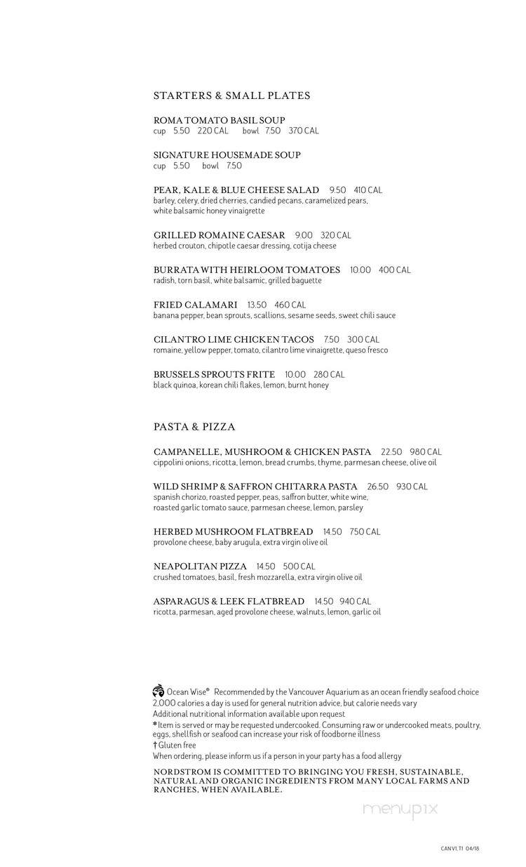 Bistro Verde - Vancouver, BC menu_pic