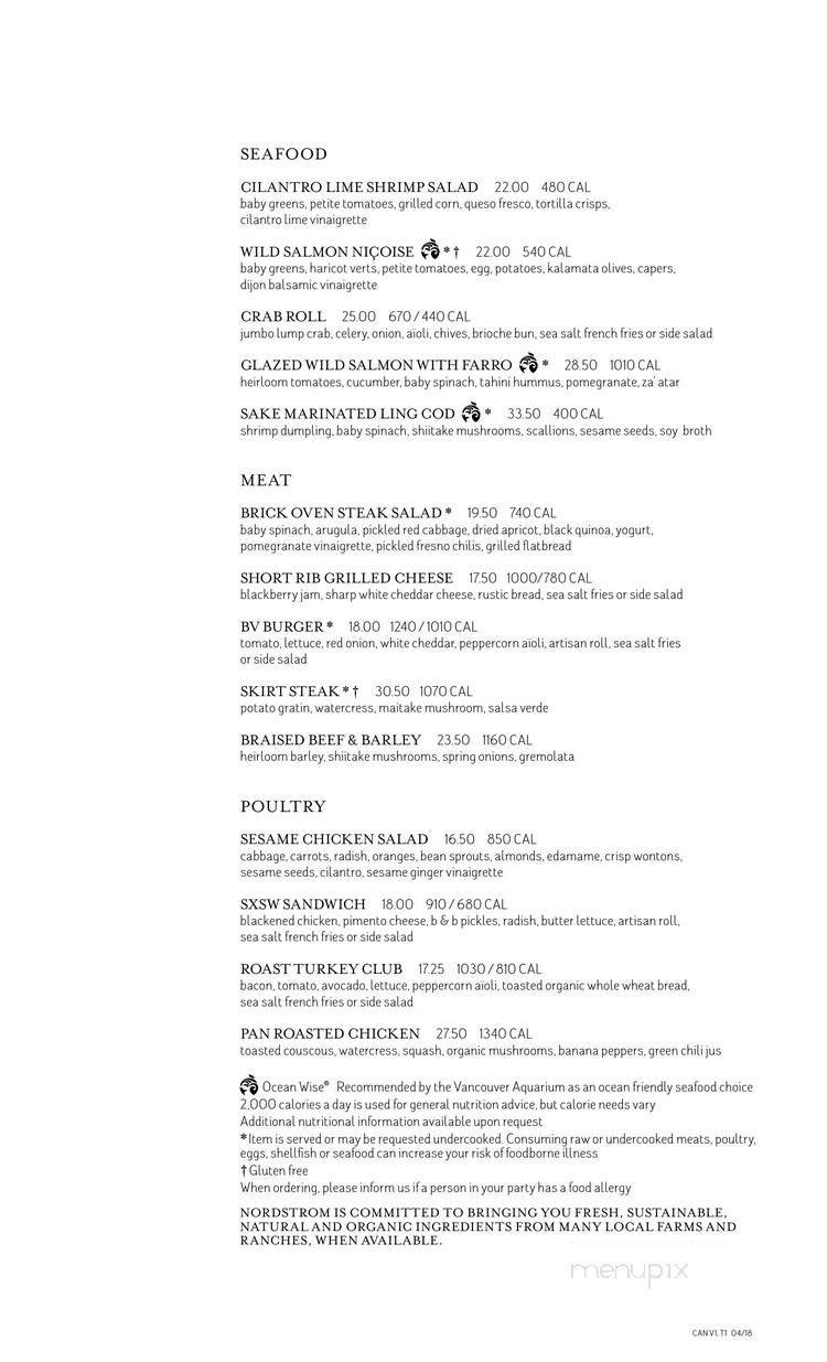 Bistro Verde - Vancouver, BC menu_pic
