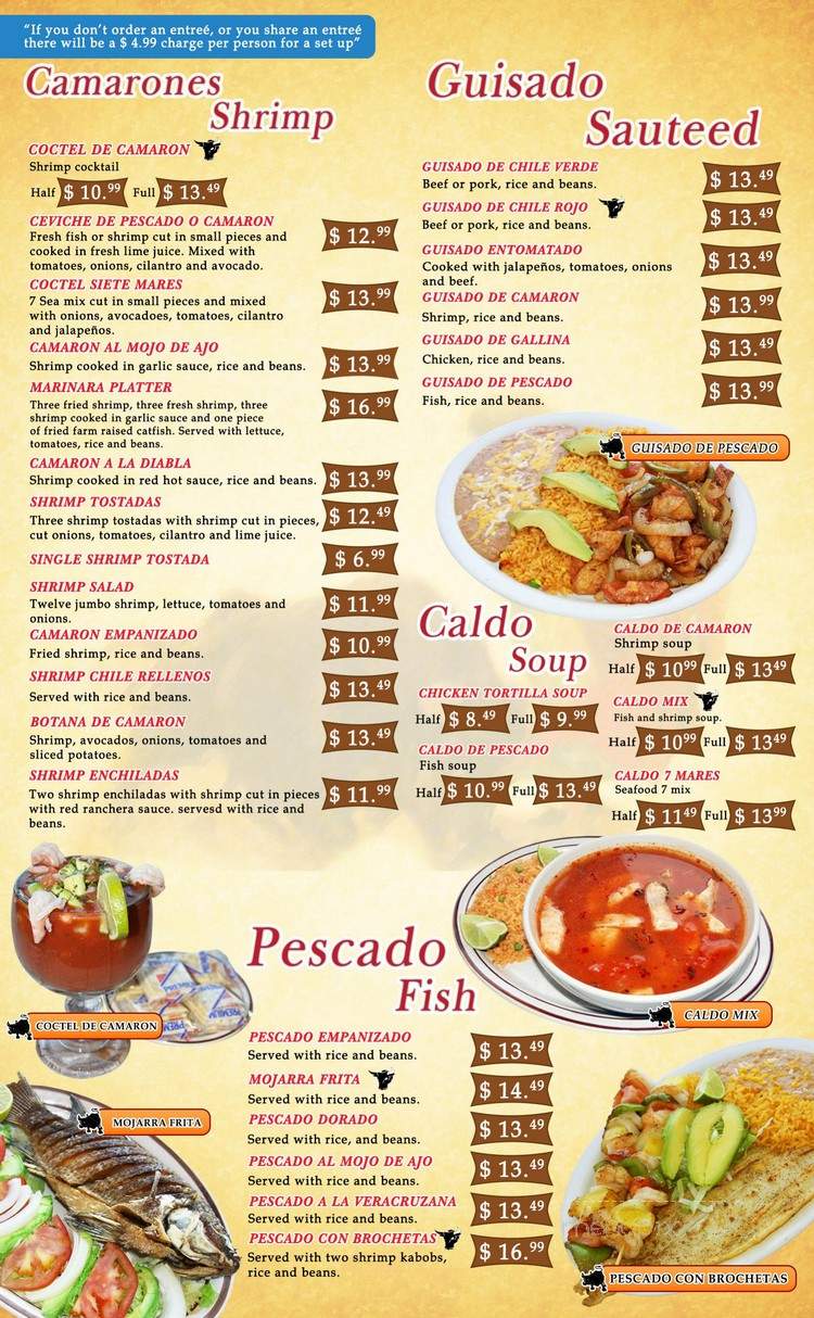 San Marcos Restaurant - Oklahoma City, OK menu_pic