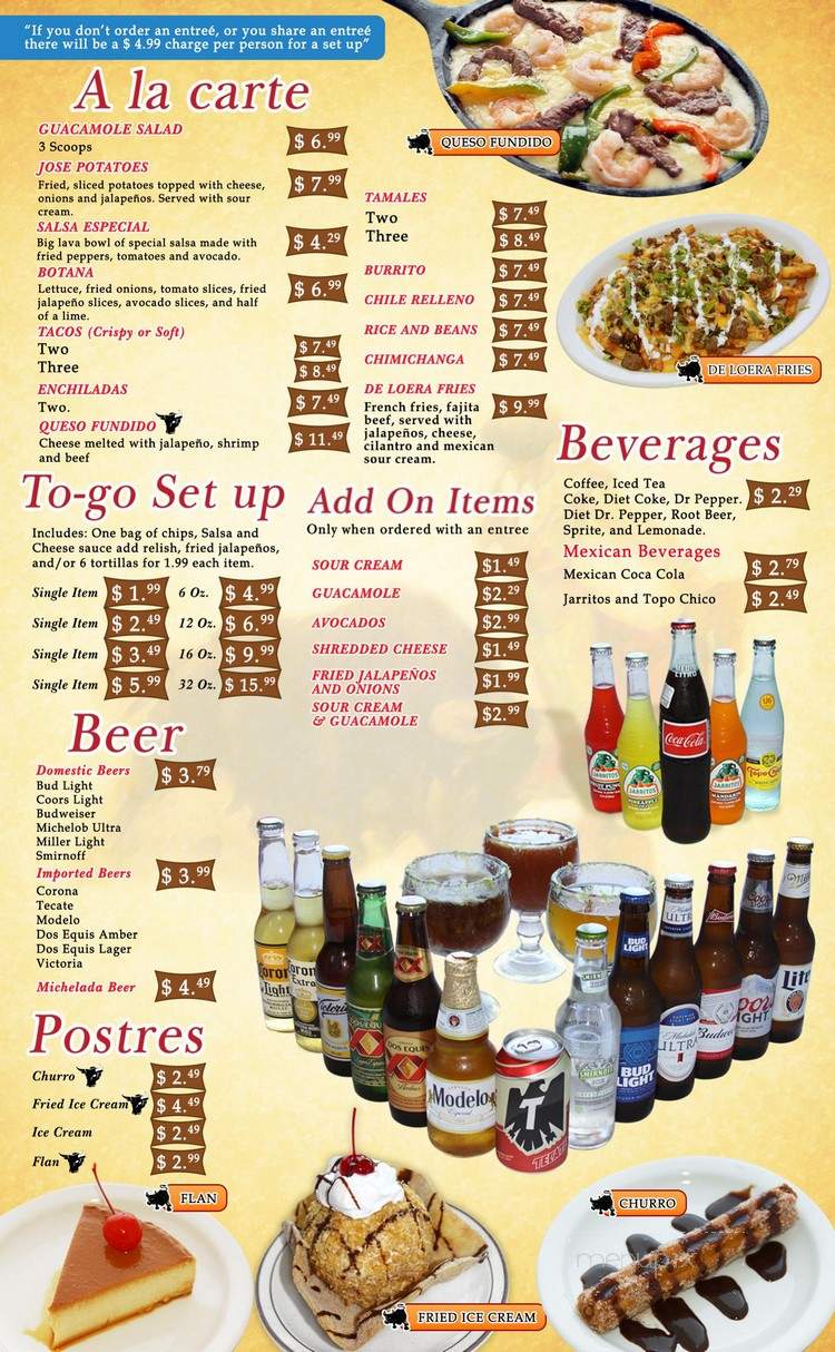 San Marcos Restaurant - Oklahoma City, OK menu_pic