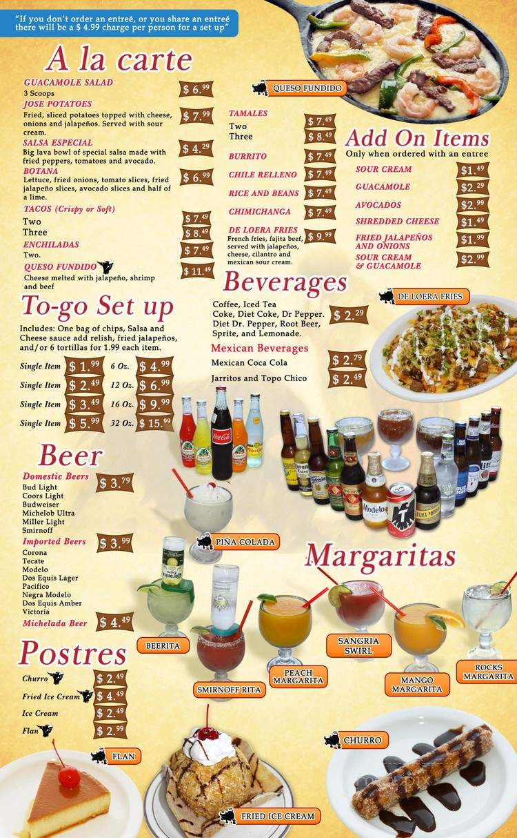San Marcos Restaurant - Oklahoma City, OK menu_pic