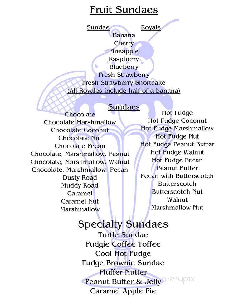 Blue Ribbon Farm Dairy - Exeter, PA menu_pic