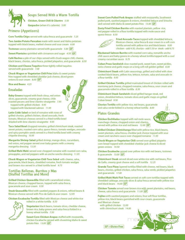 Cafe America - Doylestown, PA menu_pic