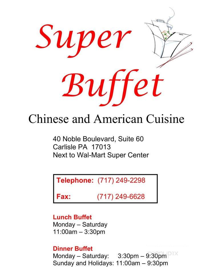 Carlisle Super Buffet Restaurant - Carlisle, PA