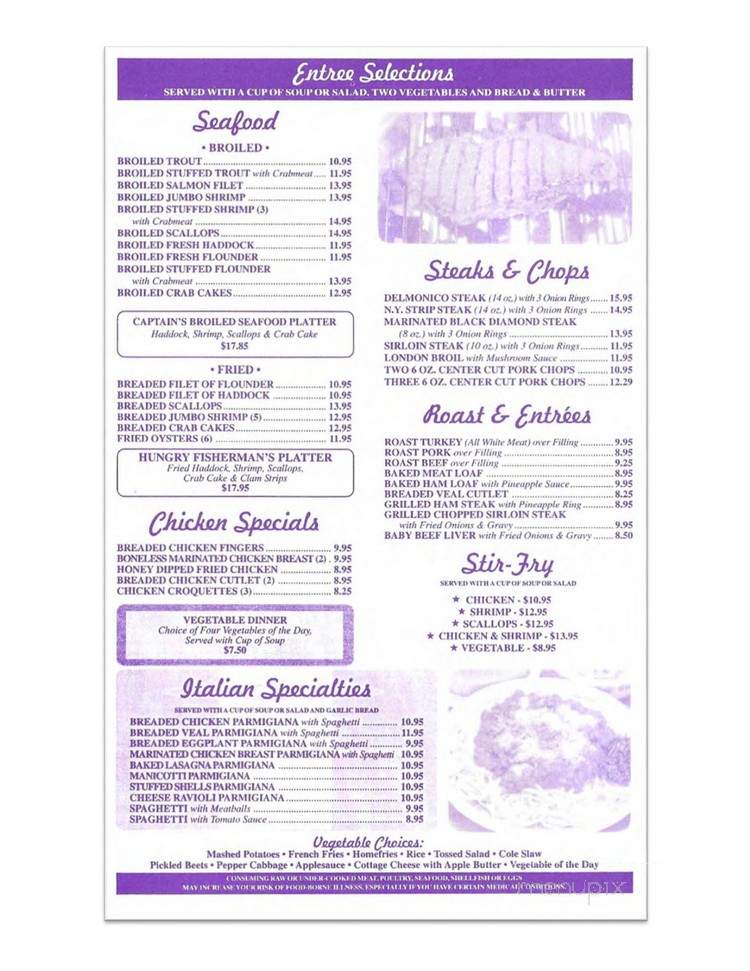 Country Club Diner - Carlisle, PA menu_pic