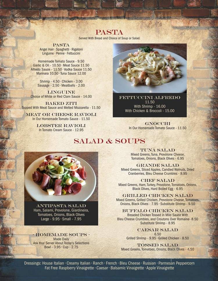 Grande Pizza & Italian - Moosic, PA menu_pic