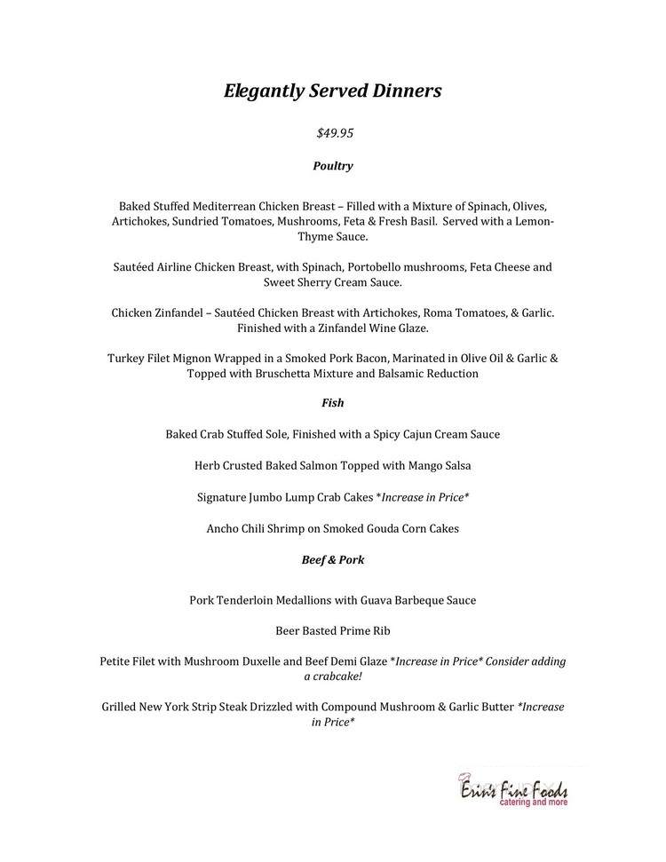Great Hall - Pittsburgh, PA menu_pic