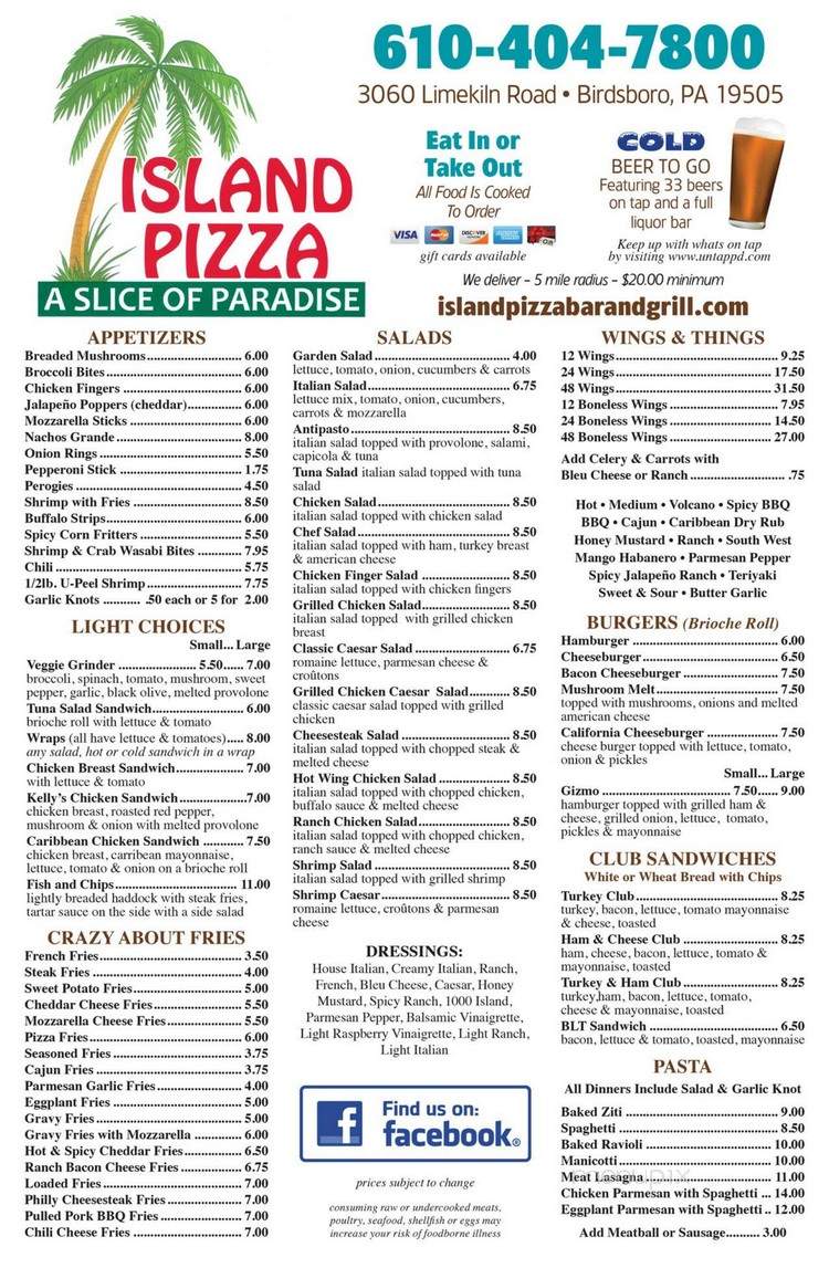 Island Pizza - Birdsboro, PA
