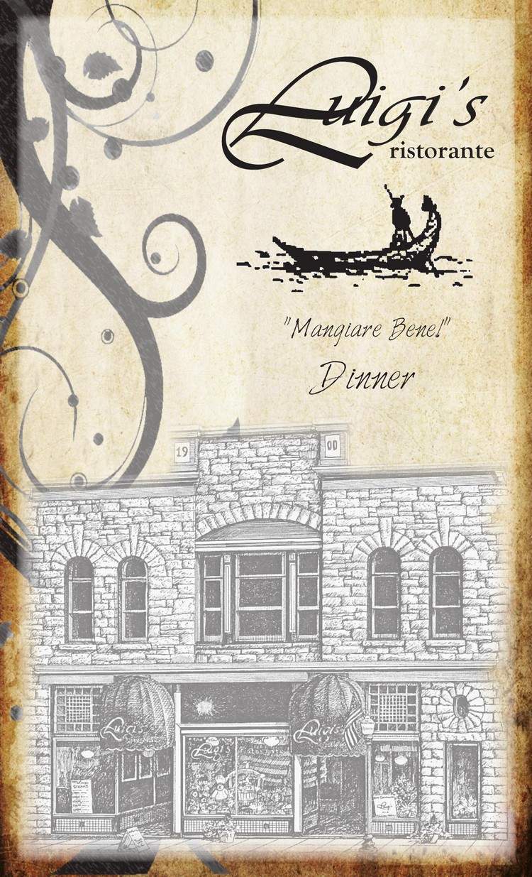 Luigi's Ristorante - DuBois, PA menu_pic