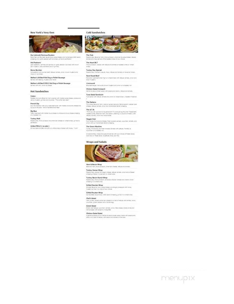 Craig's Place Cafe & Deli - Santee, SC menu_pic