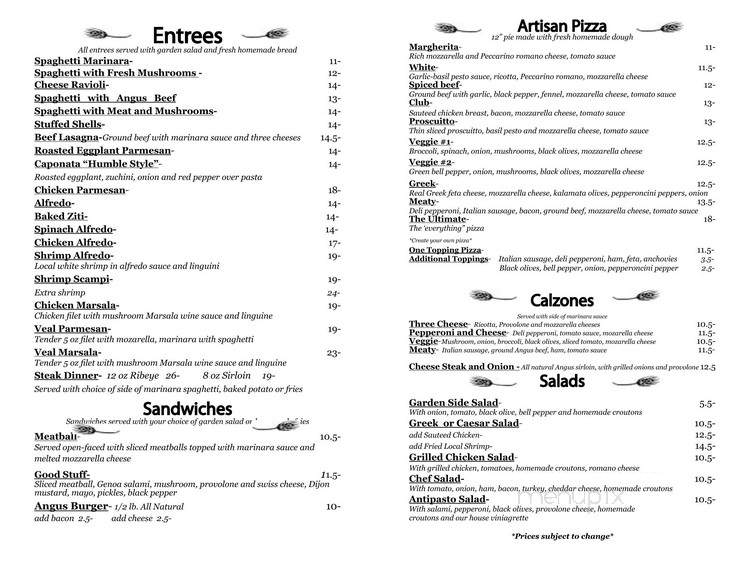 Humble Crumb - Georgetown, SC menu_pic