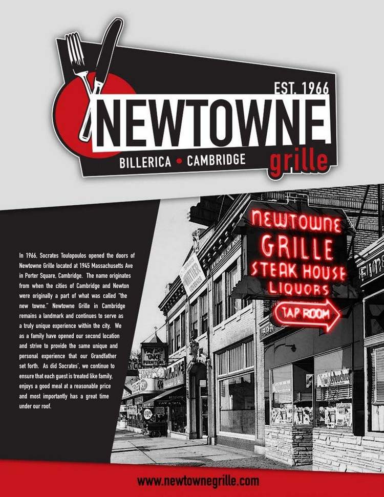 Newtowne Grille - Cambridge, MA menu_pic