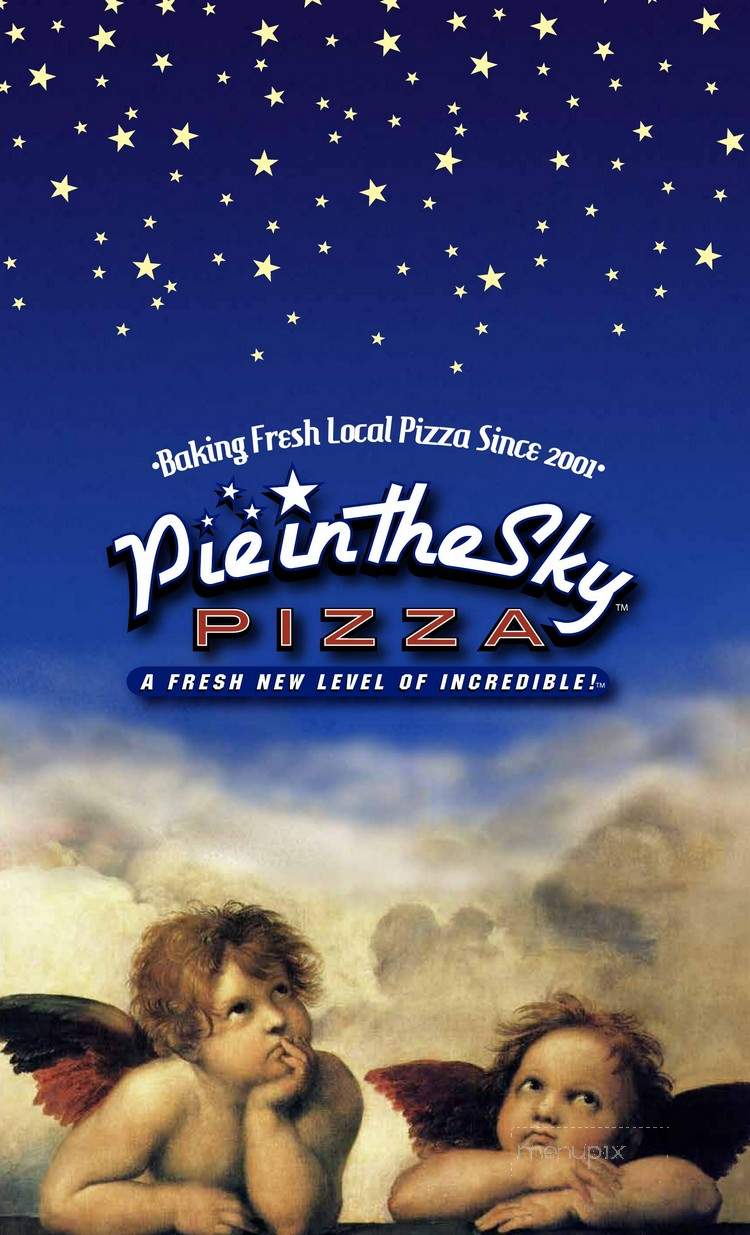 Pie In The Sky Pizza - Nashville, TN menu_pic