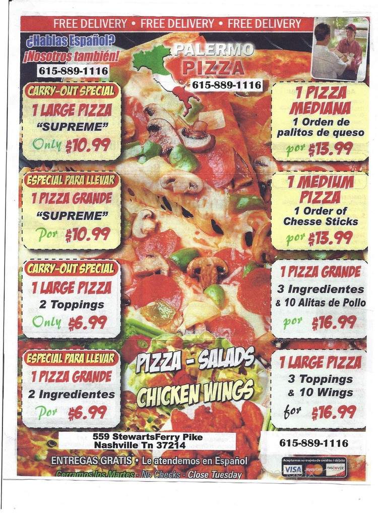 Palermo Pizza - Antioch, TN