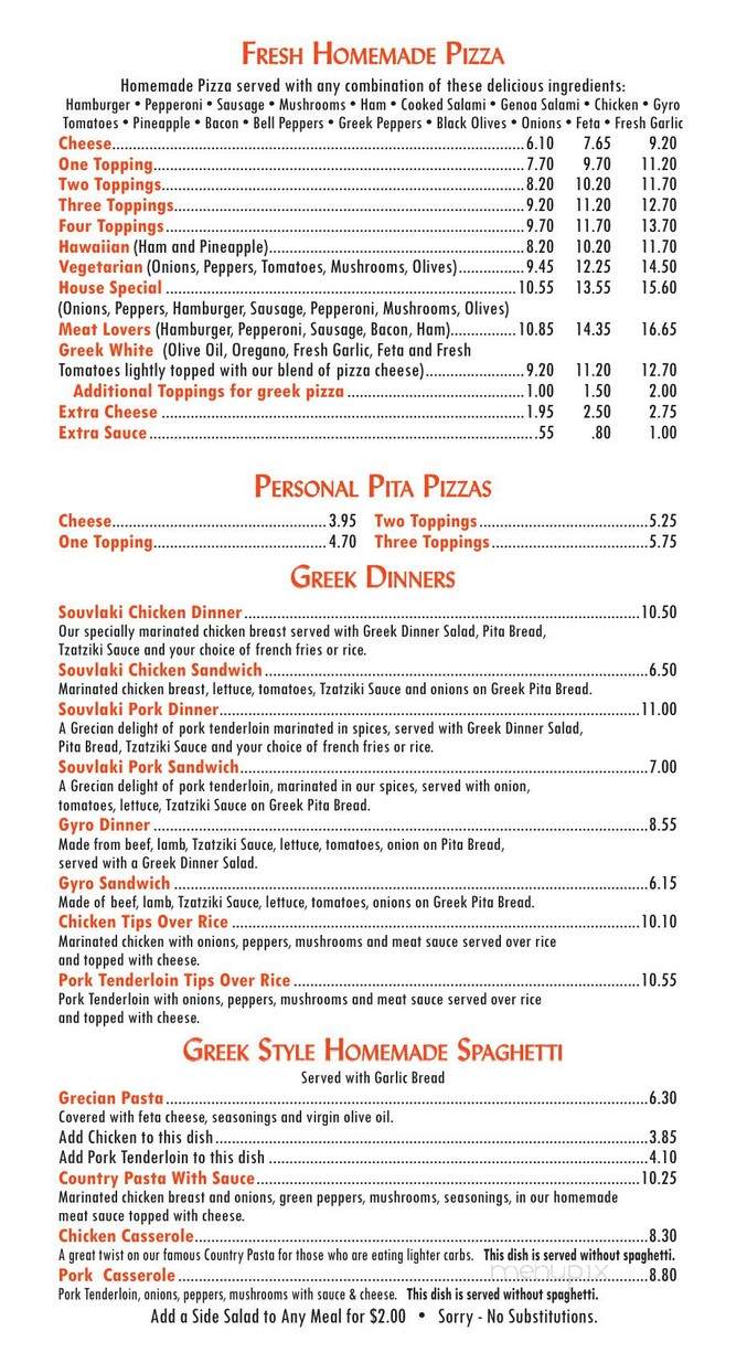 Camden House Of Pizza - Camden, SC