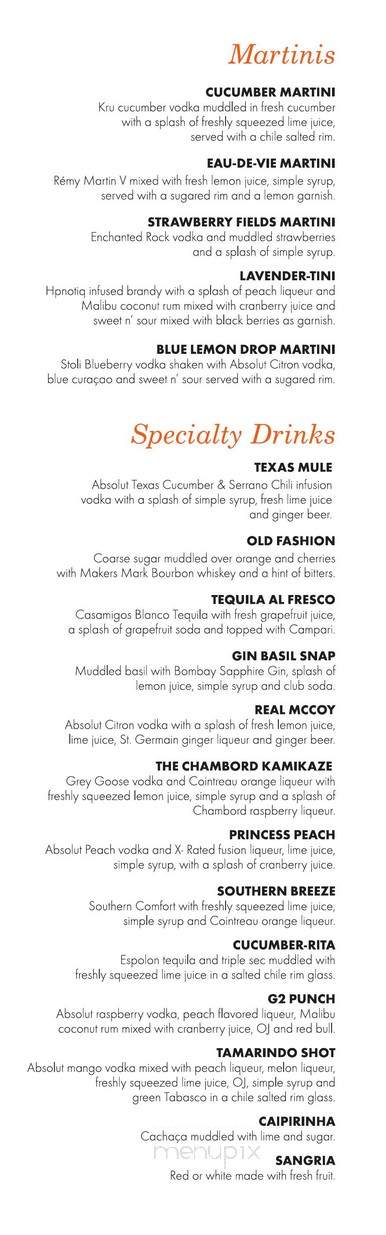 Geogeske - El Paso, TX menu_pic