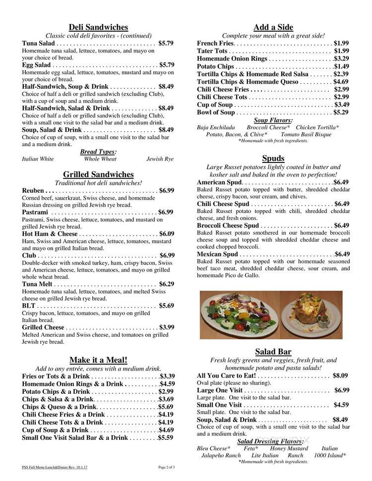 Pecan Street Deli - Pflugerville, TX menu_pic