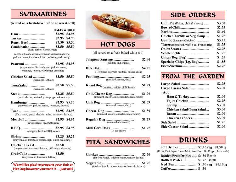 Subs & Dogs - Palestine, TX