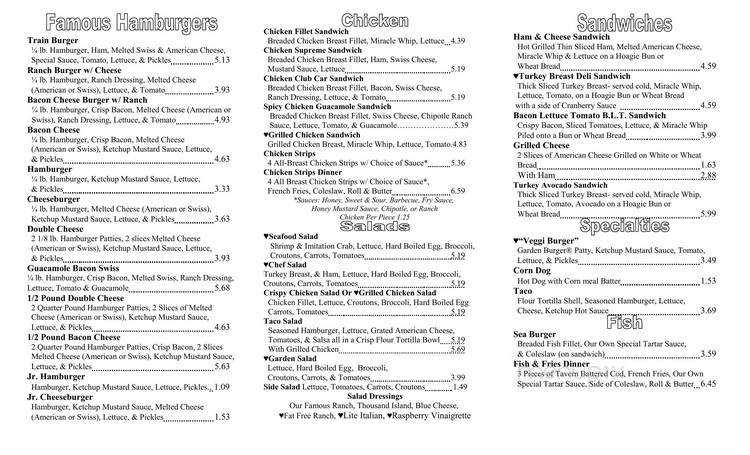 Dairy Keen - Home of the Train - Heber City, UT menu_pic