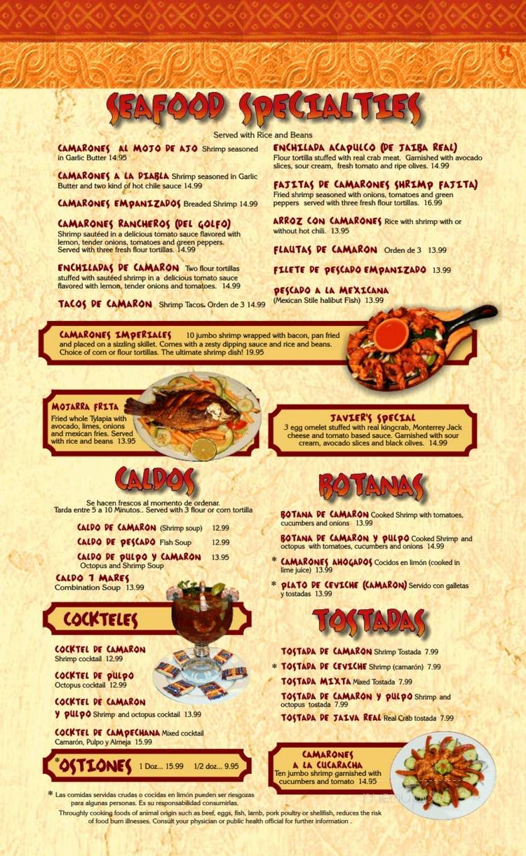 Mi Ranchito Grill 2 - South Salt Lake, UT menu_pic