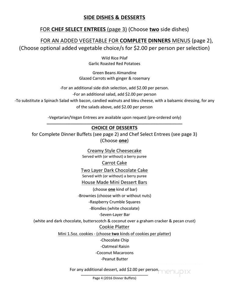Old Mill Clubhouse Restaurant - Salt Lake City, UT menu_pic