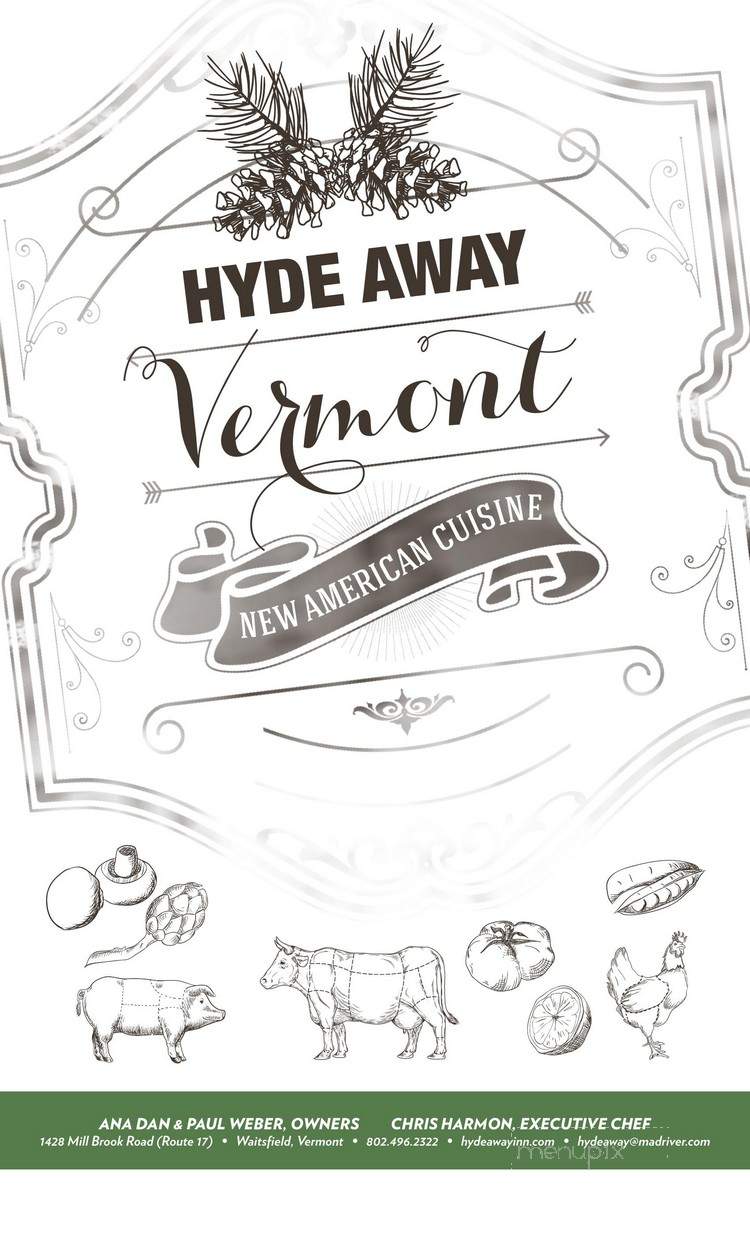 Hyde Away Inn & Restaurant - Waitsfield, VT