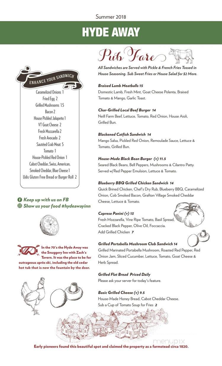 The Hyde Away - New Hyde Park, NY menu_pic