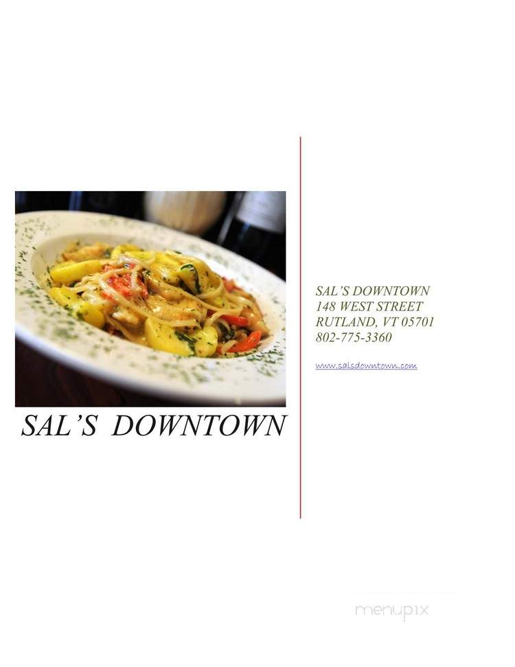 Sal's South - Wallingford, VT menu_pic