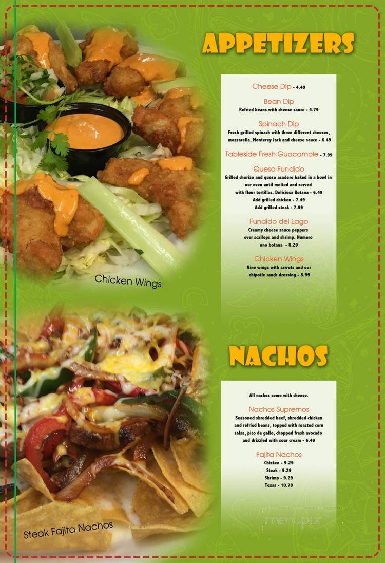 El Rancho Viejo - Brookings, OR menu_pic