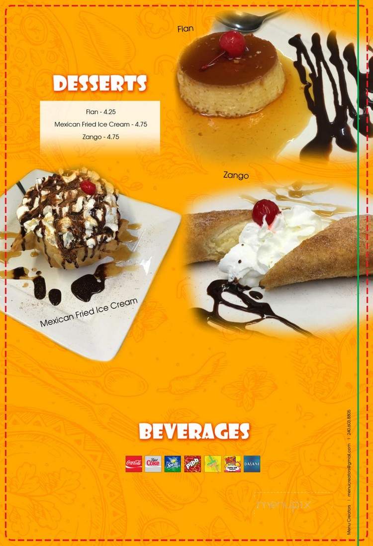 El Rancho Viejo - Brookings, OR menu_pic