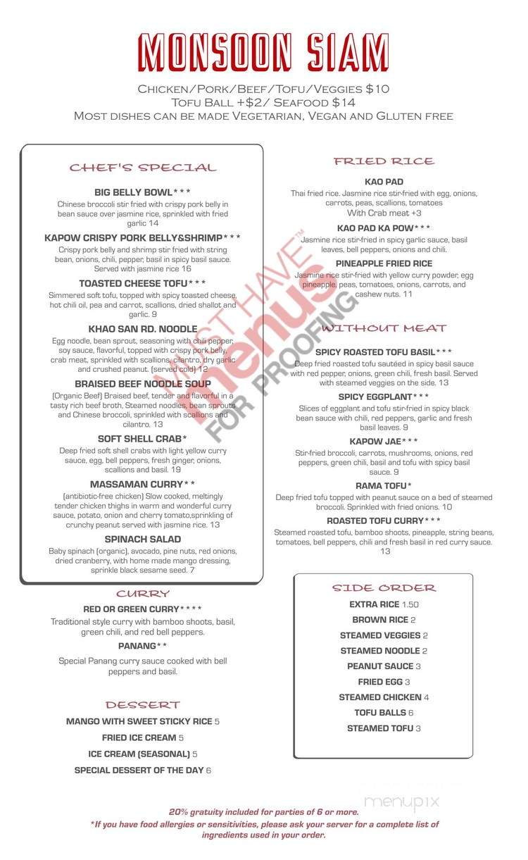 Monsoon Restaurant - Charlottesville, VA menu_pic
