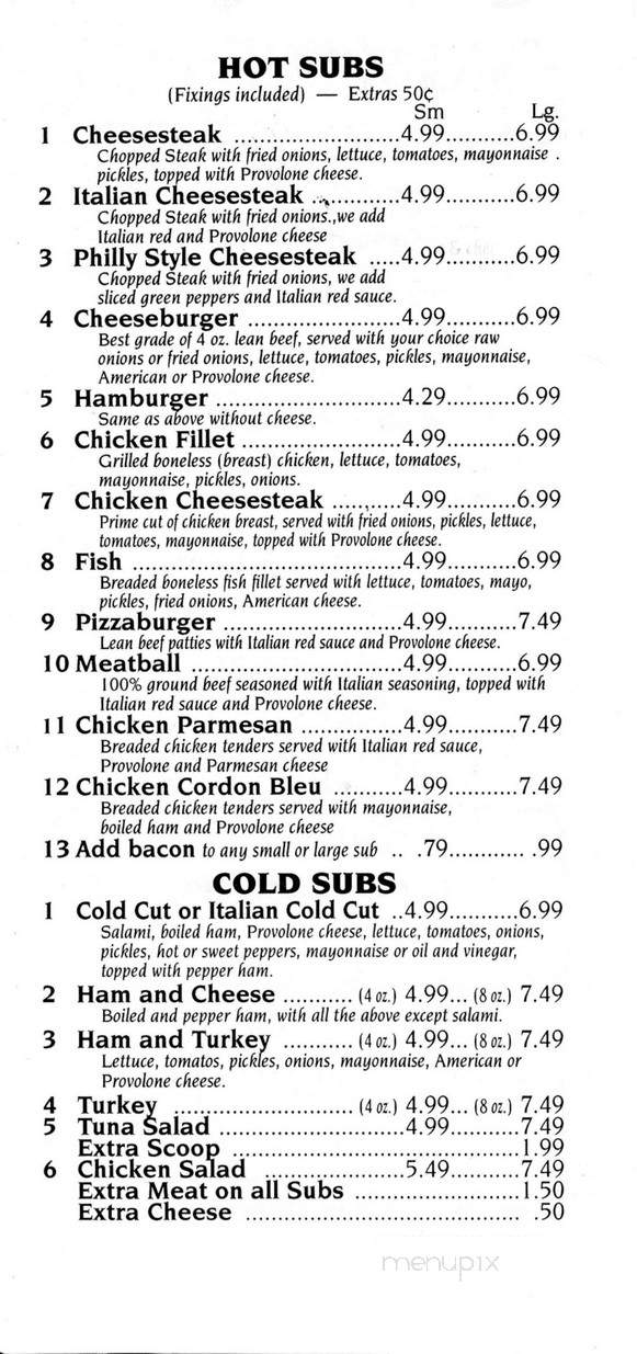 Onancock Laundry & Deli - Onancock, VA menu_pic