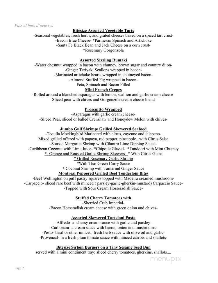 Seasoned To Taste - Leesburg, VA menu_pic