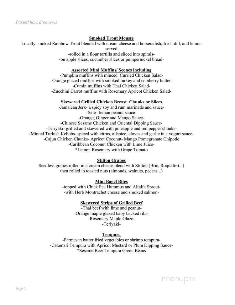 Seasoned To Taste - Leesburg, VA menu_pic