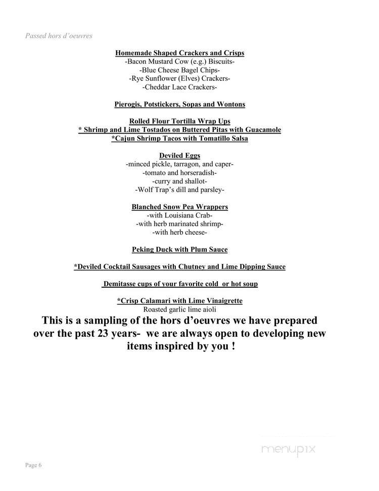 Seasoned To Taste - Leesburg, VA menu_pic