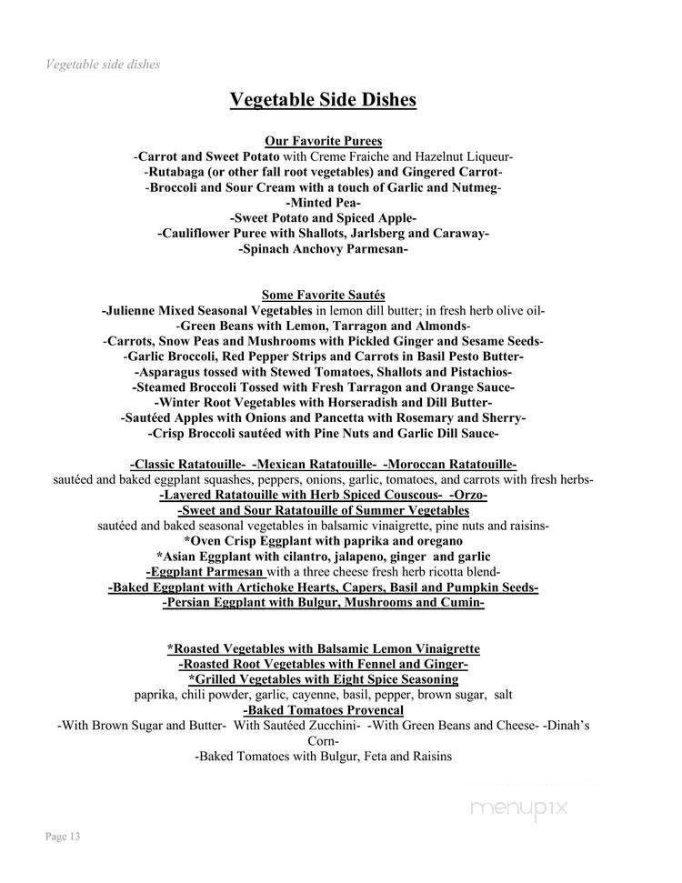 Seasoned To Taste - Leesburg, VA menu_pic
