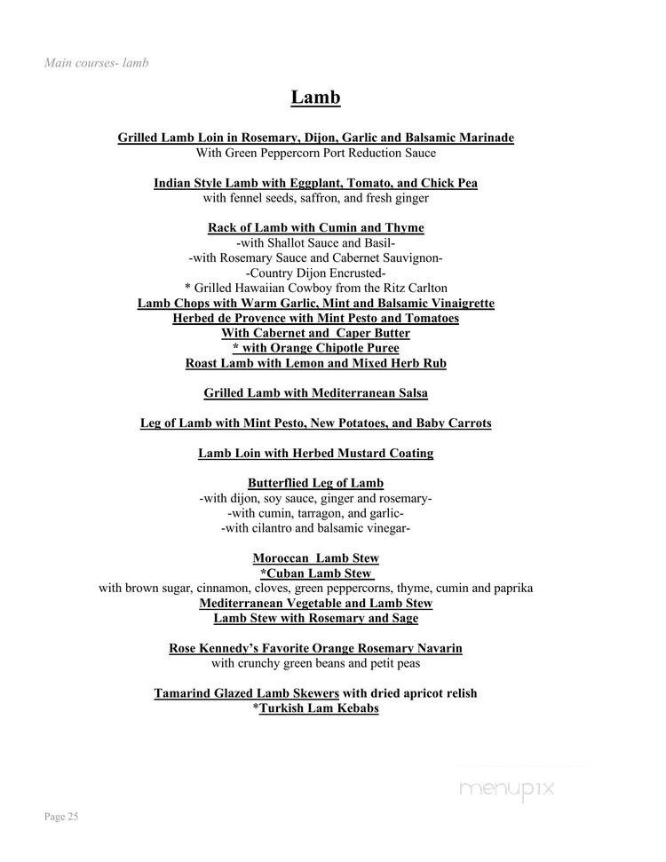 Seasoned To Taste - Leesburg, VA menu_pic
