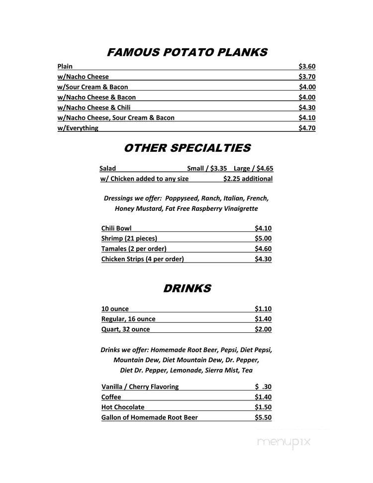 King Louie's Drive-In - Wood River, IL menu_pic