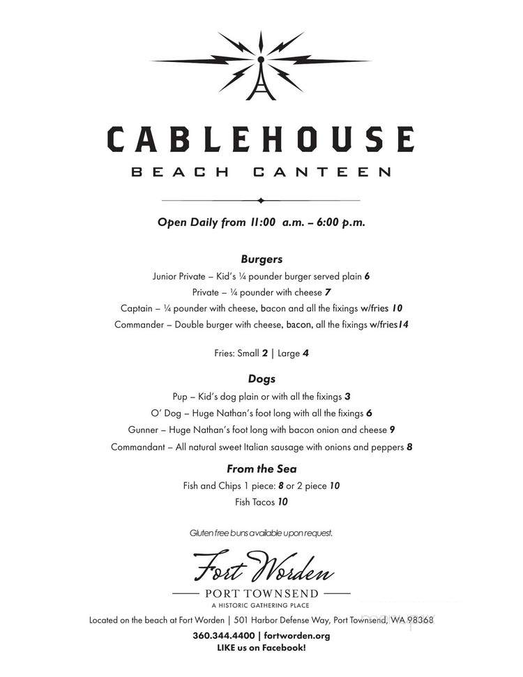 Cable House Canteen - Port Townsend, WA