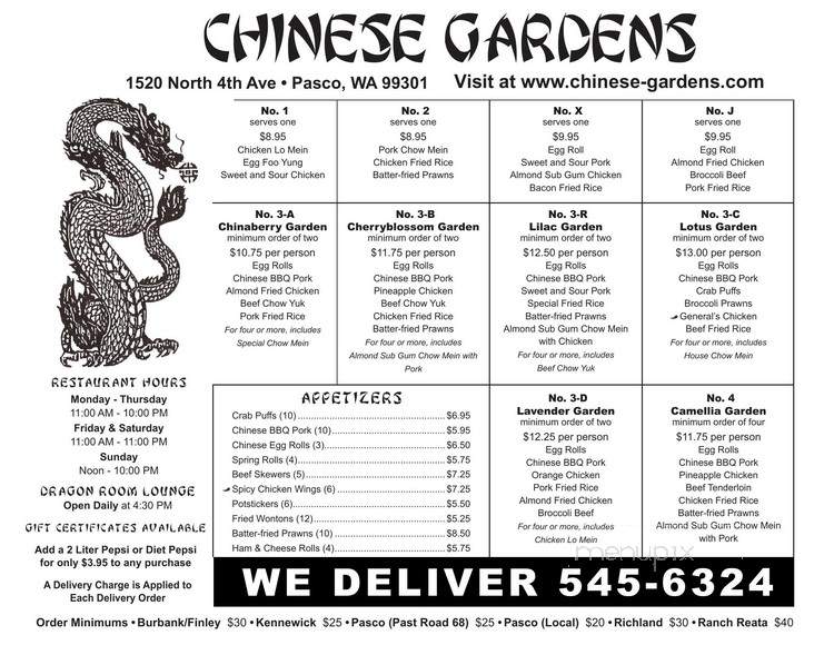 Chinese Gardens - Pasco, WA
