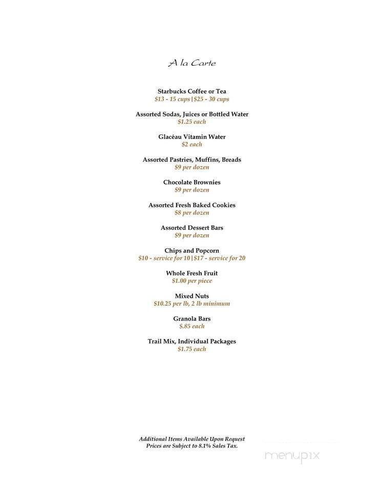 Enzian Inn - Leavenworth, WA menu_pic