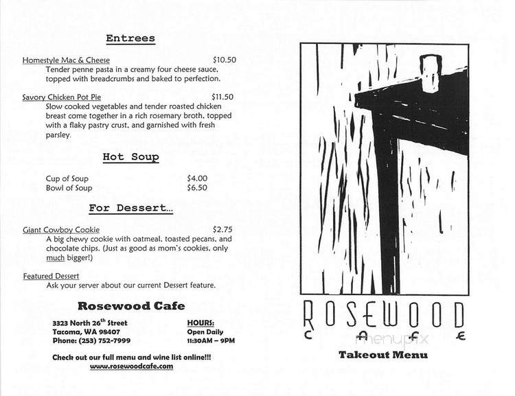 Rosewood Cafe - Tacoma, WA