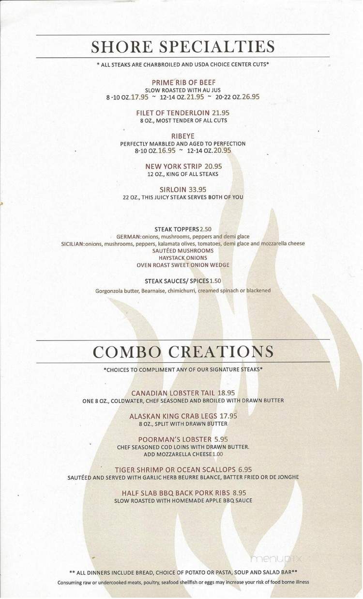 Anello's Torch Lite - Shawano, WI menu_pic
