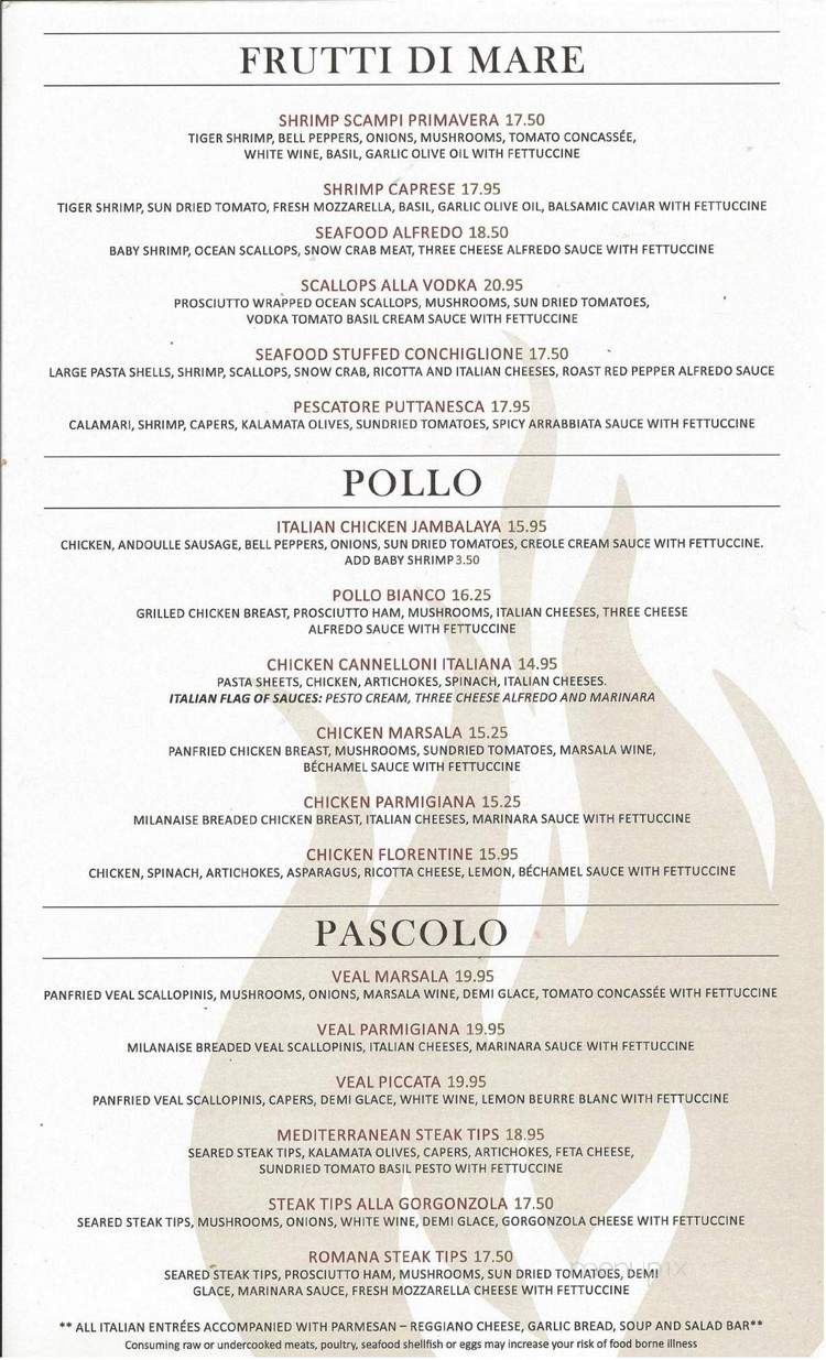 Anello's Torch Lite - Shawano, WI menu_pic